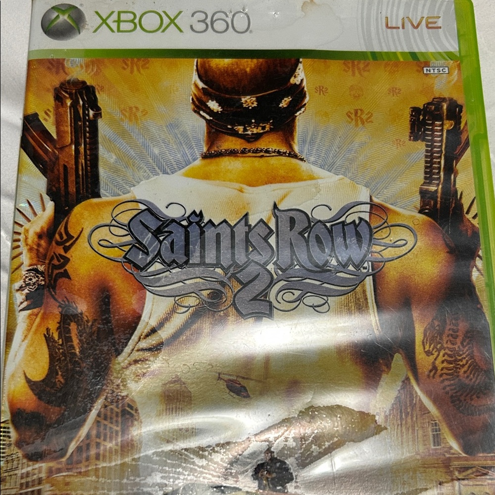Saints Row 2 Xbox 360 Game Case